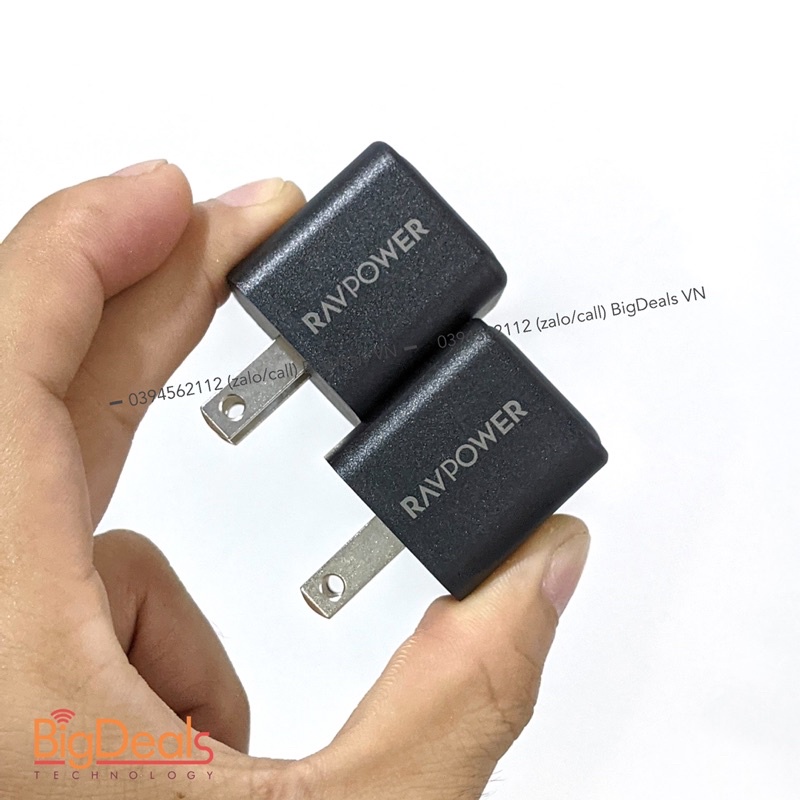 Củ sạc nhanh Ravpower 1 cổng 20W PD RP-PC150 | BigDeals VN