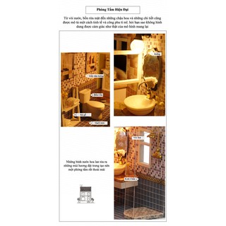 Mô hình nhà gỗ DIY căn phòng mô ước