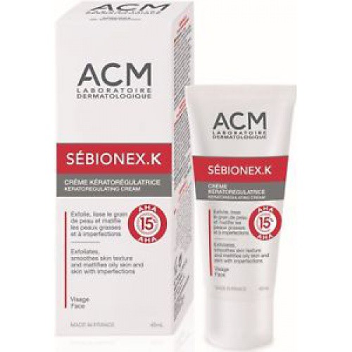 Kem hỗ trợ điều trị mụn ACM Sebionex K Cream