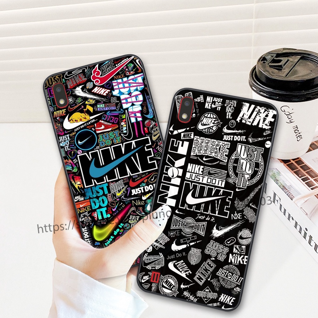 Ốp lưng Samsung A10 / M10 in hình thương hiệu thời trang đa sắc cá tính.