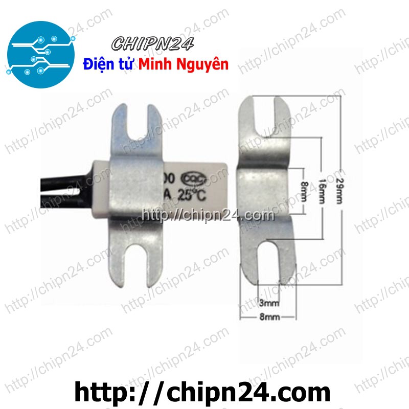 [2 CÁI] Miếng sắt cố định KSD9700 2 bên