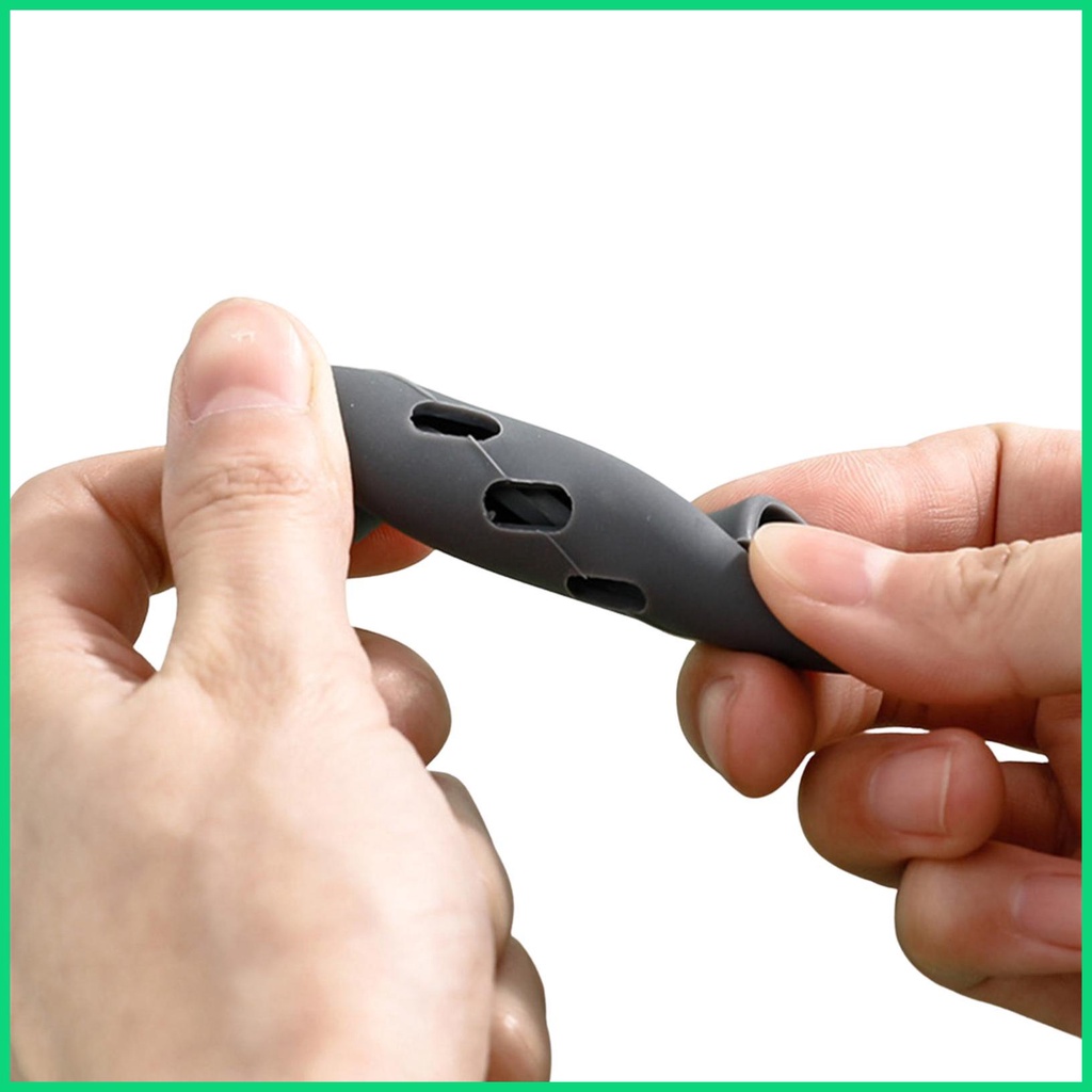 Set 2 Vỏ Bọc Tay Cầm Chảo Hấp Cách Nhiệt Chống Trượt Bằng Silicon