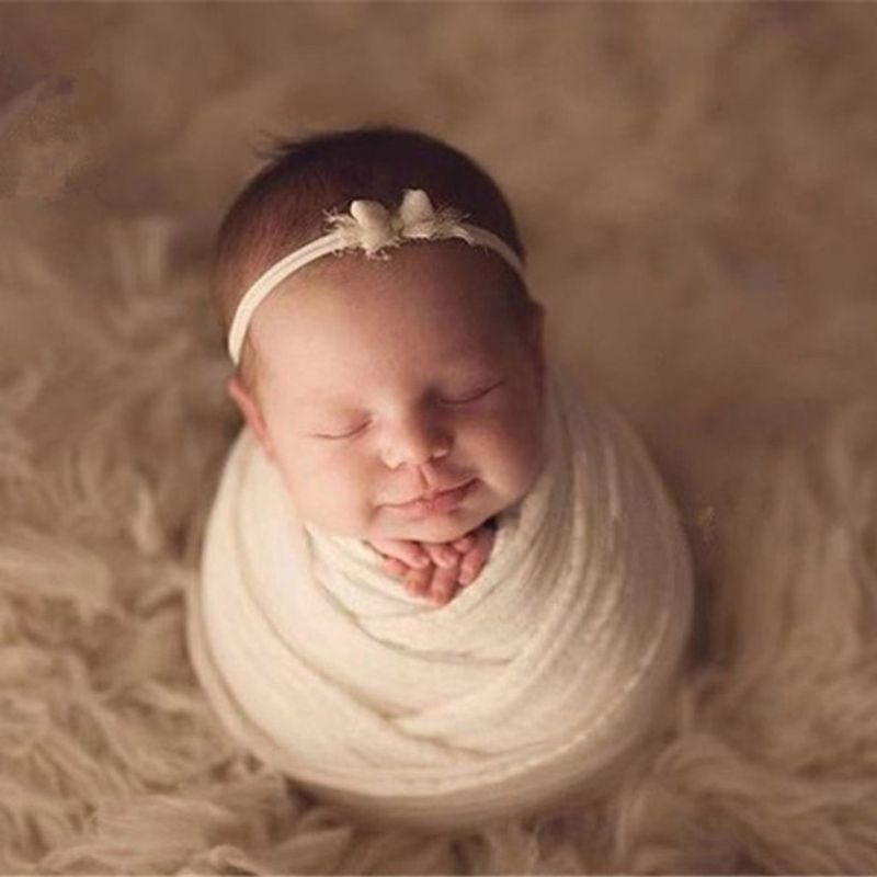 Khăn Quấn Em Bé Sơ Sinh Thân Thiện Với Da Dùng Làm Đạo Cụ Chụp Ảnh DIY