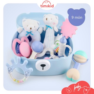 XẢ KHO Set đồ chơi xúc xắc gặm nướu phát triển kỹ năng cơ bản cho bé thương hiệu Gorygeo Baby Hàn Quốc thumbnail
