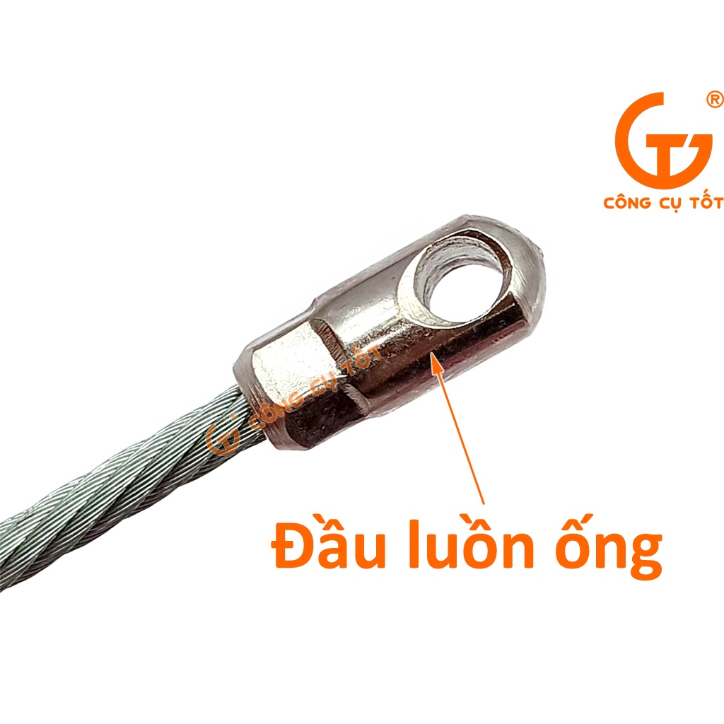 Dây mồi bện 3 lõi cáp Ø5.5mm cực khỏe vằn đỏ đen dài ( 5m, 10m 15m 20m)