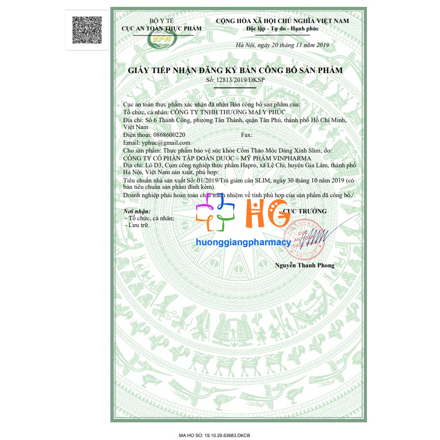 Cốm Thảo Mộc Dáng Xinh Slim - Hỗ trợ giảm mỡ máu, tăng cường chuyển hóa chất béo, giảm béo, giảm cân (Hộp 20 gói)