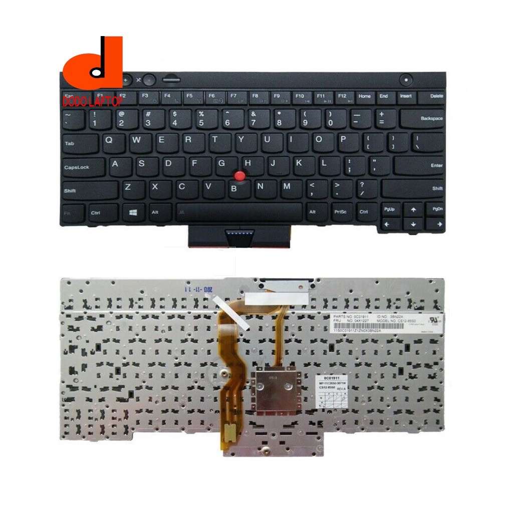 Bàn phím Laptop Lenovo T430 T430S, T530, W530, X130, L430, L530, us keyboard laptop