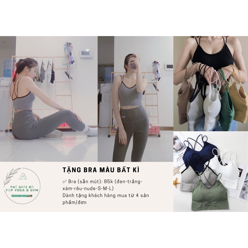 Áo tập Gym - Yoga đẹp, tôn dáng chất liệu thấm hút mồ hôi giá cực khuyến mãi.