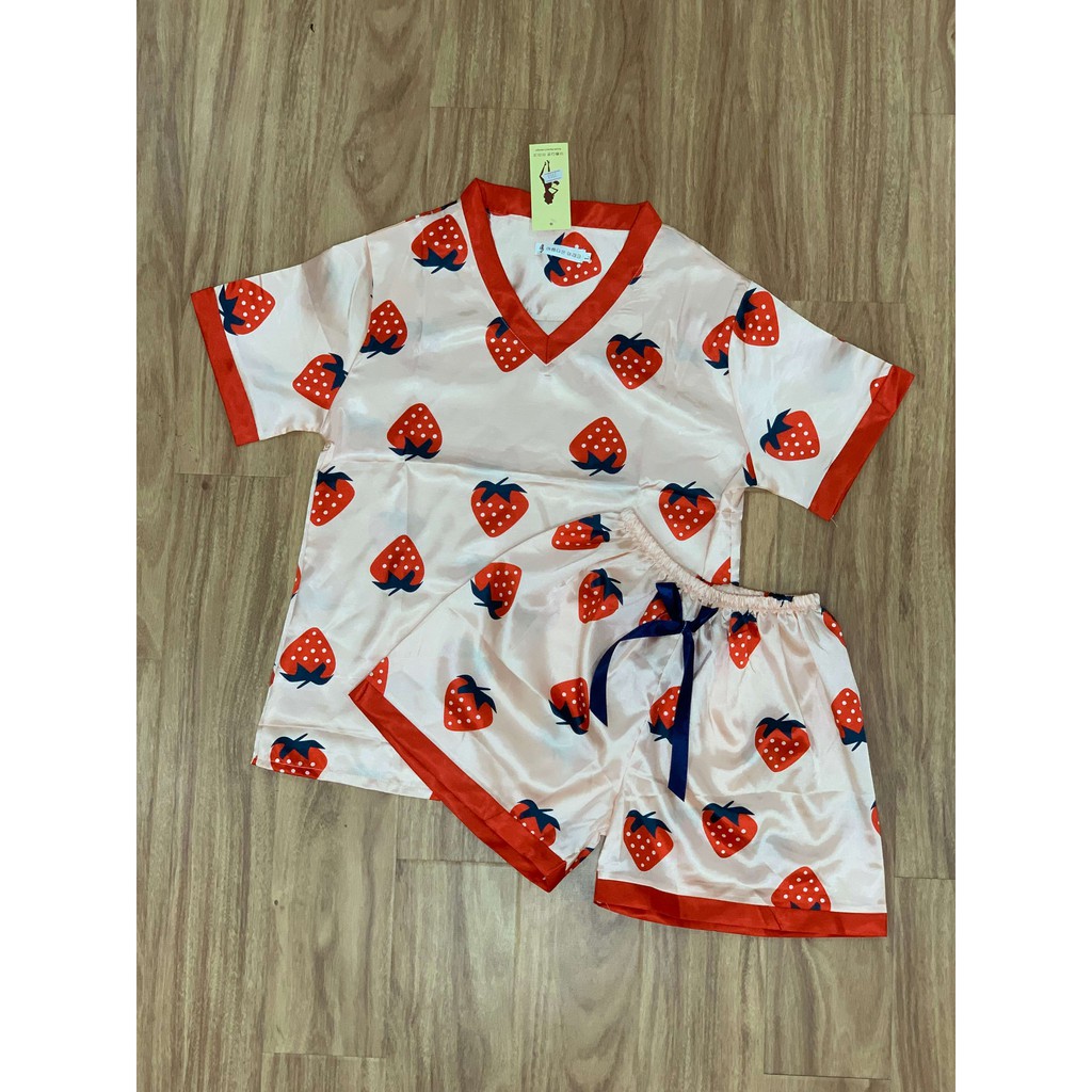 [ẢNH THẬT] ĐỒ NGỦ NỮ LỤA HỌA TIẾT DỄ THƯƠNG | BigBuy360 - bigbuy360.vn