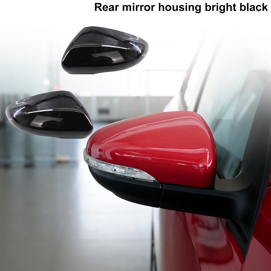 Ốp Gương Chiếu Hậu Xe Hơi Màu Đen Bóng 5K Chất Lượng Cao0857538 Dây Điện 5K 5K Chất Lượng Cao0857537 Phụ Kiện Chuyên Dụng Dành Cho VW Golf 6 MK6 09-12
