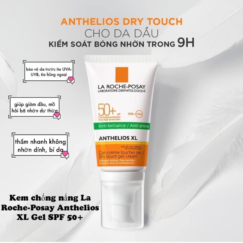Kem Chống Nắng La Roche Posay Antishine Anthelios XL SPF50+ 50ML