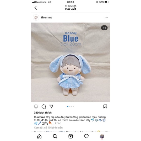 Outfit vintage doll 20cm thiuma