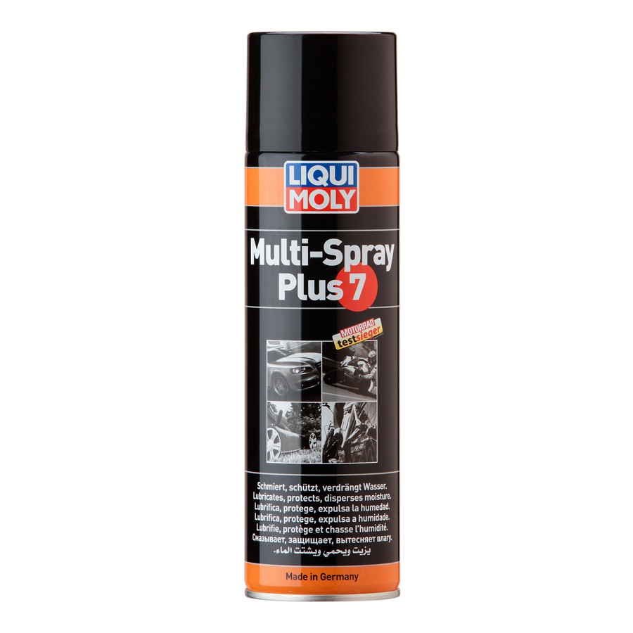 Chai xịt tẩy gỉ sét, bôi trơn đa năng Liqui Moly Multi-Spray Plus 7 3305 500ml