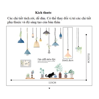 Decal dán tường nhiều mẫu, tranh dán tường giấy PVC cao cấp hàng đẹp