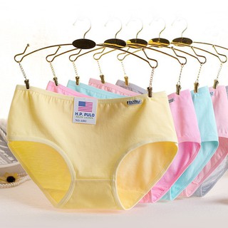 Combo 05 quần lót nữ trơn👙👙 freesize dưới 55kg