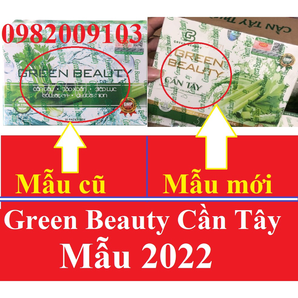 Nước ép cần tây GREEN BEAUTY mẫu mới 2022, hàng chính hãng