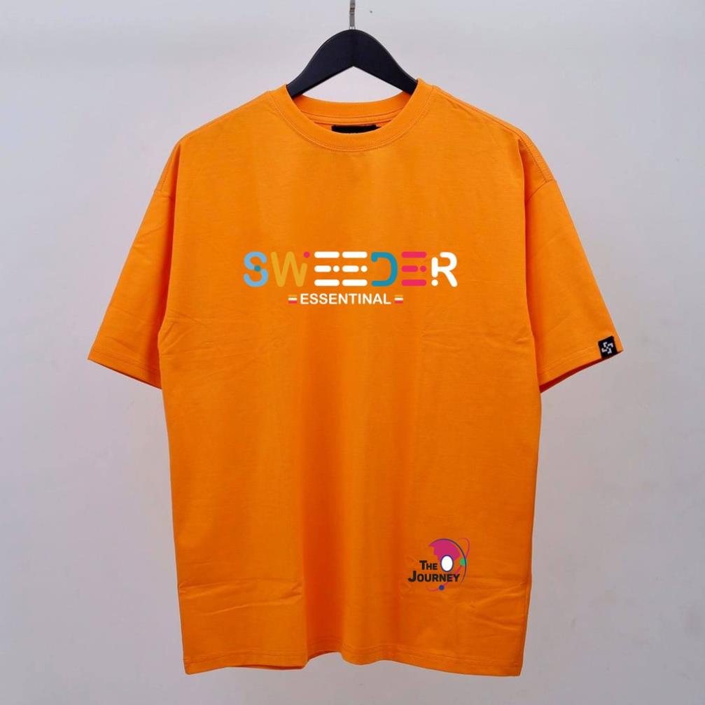 Áo thun Tee SWEEDER tay lỡ nam nữ, chất vải thun cotton ( V11 )