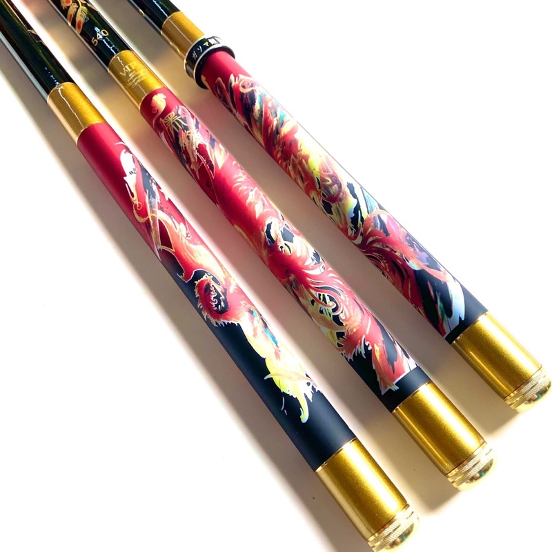 Cần câu tay Phượng Hoàng 8H19 siêu bạo lực cao cấp tặng kèm nhẫn và ngọn phụ