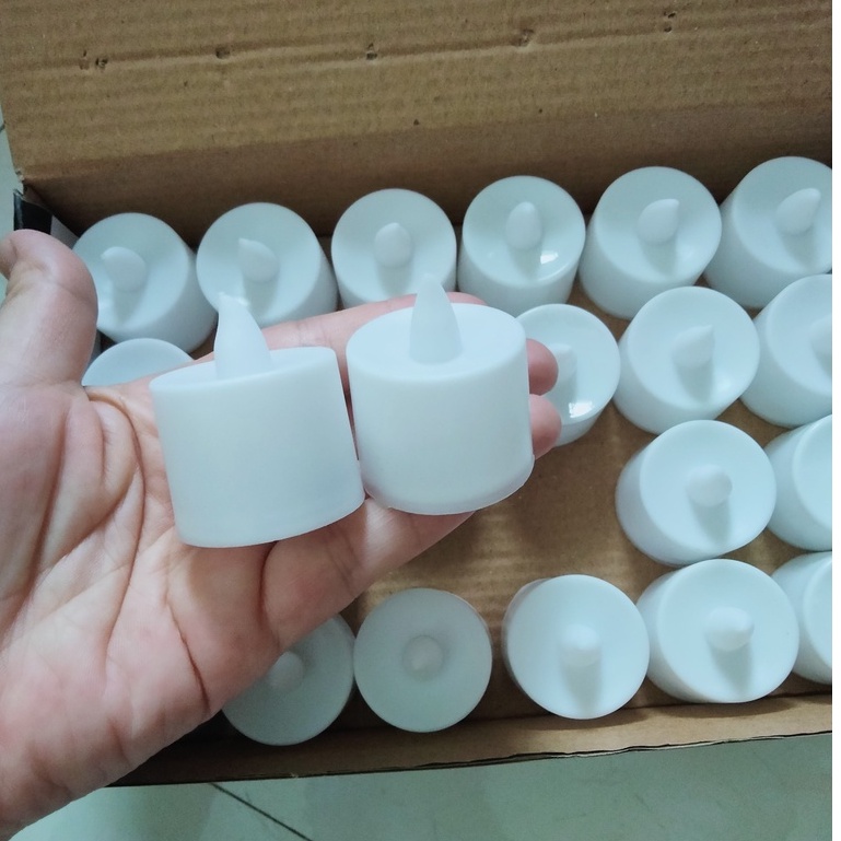 Combo 2 chiếc đèn led hình nến trang trí sinh nhật, đám cưới, phòng ngủ [ ĐÈN VÀNG ẤM]✨⭐