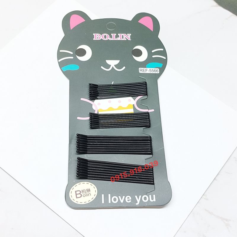 Set Kẹp Tóc Đen, Kẹp Tóc Tăm