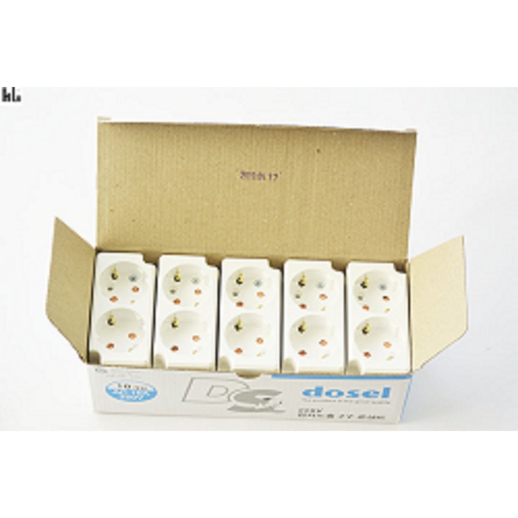 Ổ Căm Điện Hàn Quốc Dòng F - Tiếp Địa Tiếp Đất Chuẩn Châu Âu - Ổ Nổi Không Dây - tự nối dây
