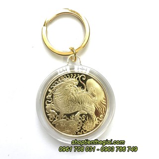 MÓC KHÓA XU LÂN VÀNG - MÓC KHÓA QUÀ TẶNG ĐỘC LẠ - TMT COLLECTION - SP000412