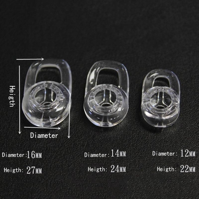 1 set nút tai nghe không dây dạng móc gel cho tai nghe Bluetooth Plantronics Marque M155/2M165/M1200 M100 M55 M28 M25