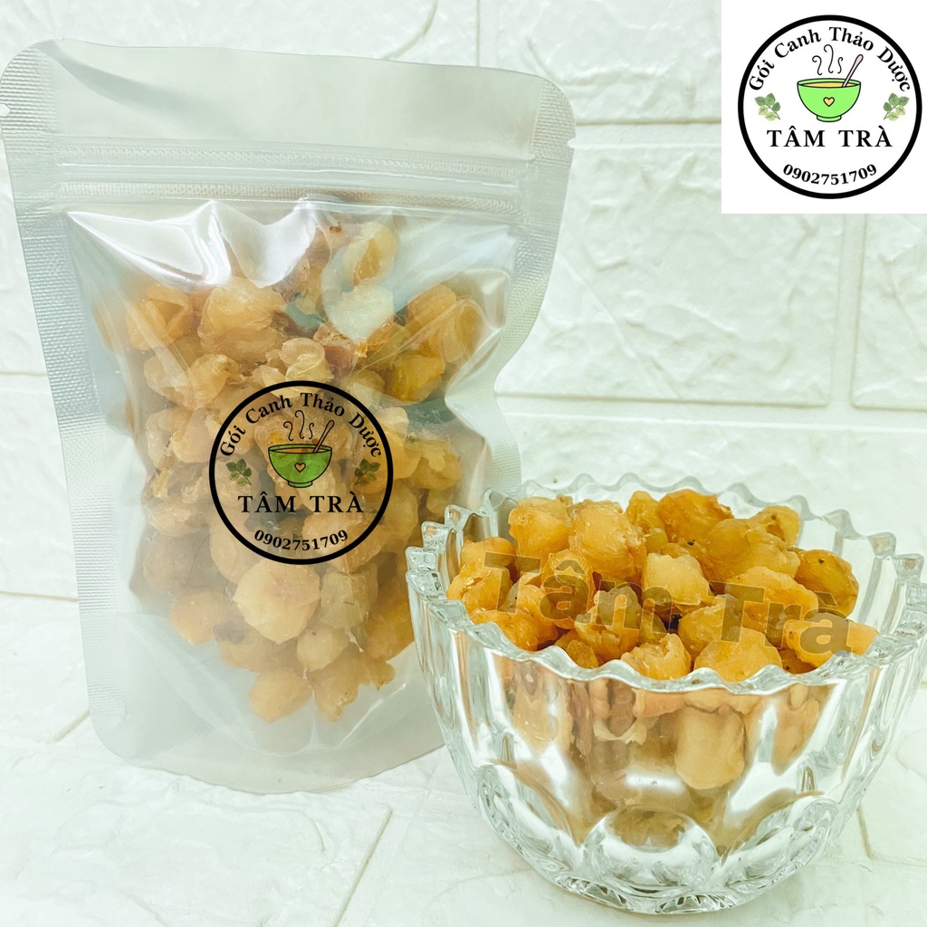 Long Nhãn Sấy Khô Hưng Yên 100g -LOẠI NGON -Gói Canh Thảo Dược -Tâm Trà