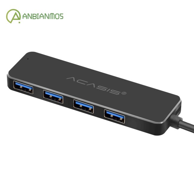 4 Ports Extension Adapter USB 2.0 3.0 Compact Portable High Speed Support Multipe USB Decice Hub PC