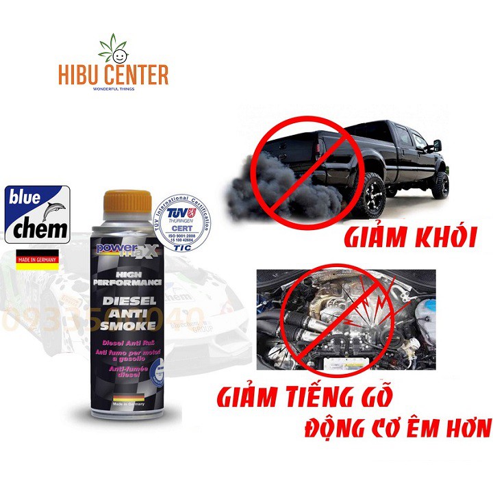 Diesel Chống Khói BLUECHEM Diesel Anti Smoke 150ml