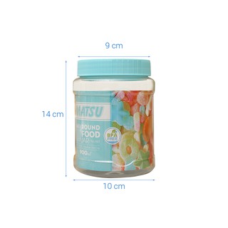 Hũ nhựa tròn đựng cà phê PET cao cấp 900ml thương hiệu Duy Tân MATSU