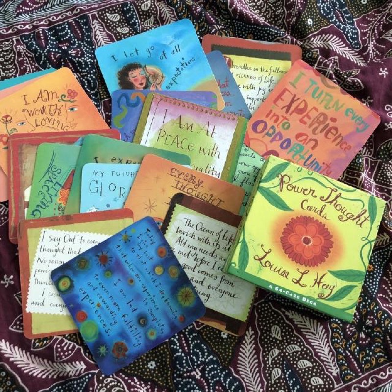 Bài Oracle Power Thought Cards 64 lá, Tác giả Louise Hay