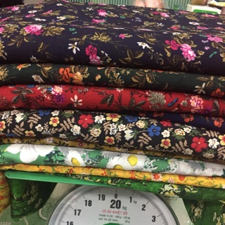 Set vải hoa tổng hợp
