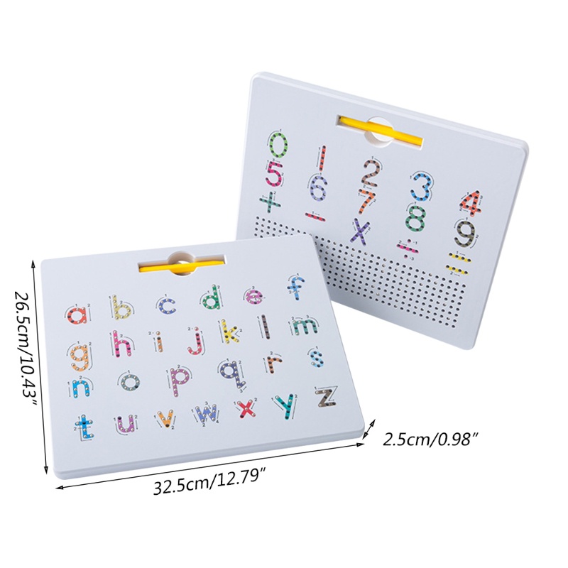 Bảng Viết Nam Châm In Chữ ABC Giáo Dục Sớm Cho Bé
