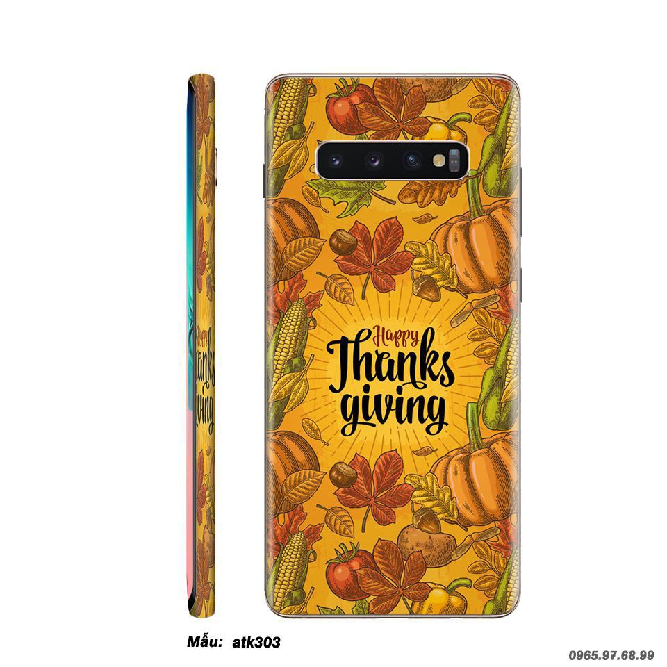 Miếng dán skin SamSung Galaxy  Note 7 / Note FE/ Note 8/ Note 9 / Note 10 / Note 10 Lite/ Note 10 Plus in hình  sưu tầm