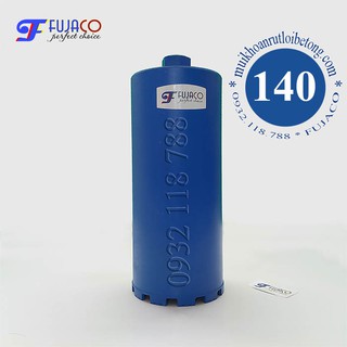Mũi khoan rút lõi bê tông phi 140 mm - FUJACO | 140mm Diamond Core Drill Bit for Concrete, Brick, Masonry, Stone, Marble