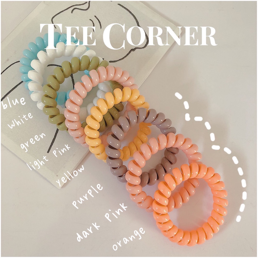 Dây Buộc Tóc Lò Xo Màu Kẹo Ngọt Ngào