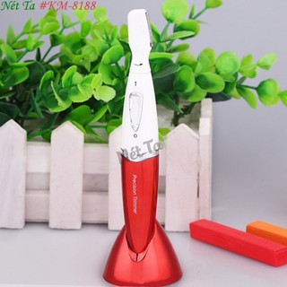 Máy cạo lông mày 2 đầu thay thế sử dụng pin Kemei KM-8188 chuyên dụng tỉa chân mày, cạo lông tay, chân, vùng kín