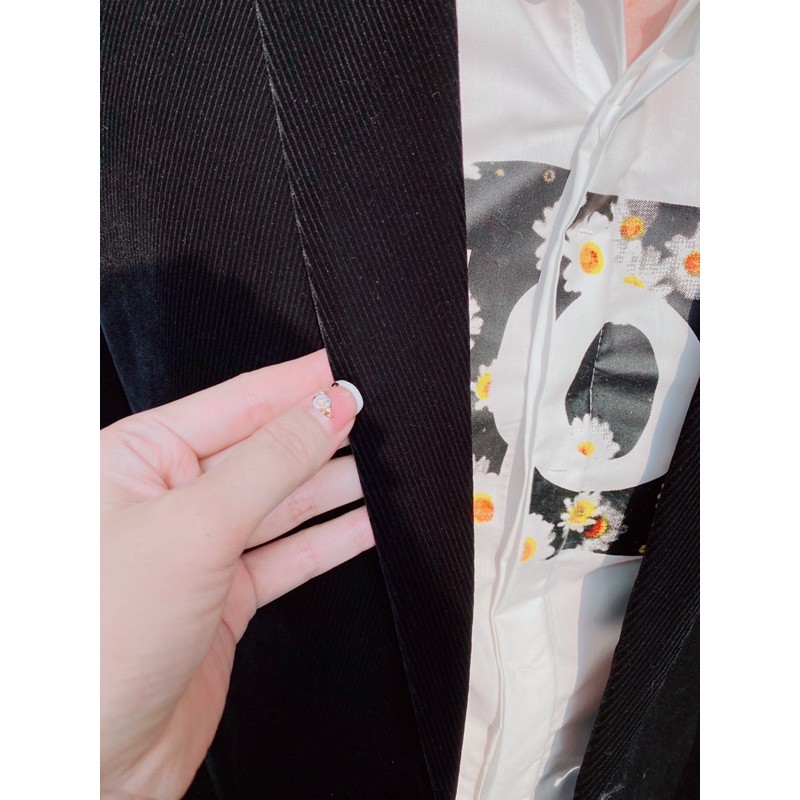 Áo vest nhung màu đen hàng siêu phẩm | BigBuy360 - bigbuy360.vn