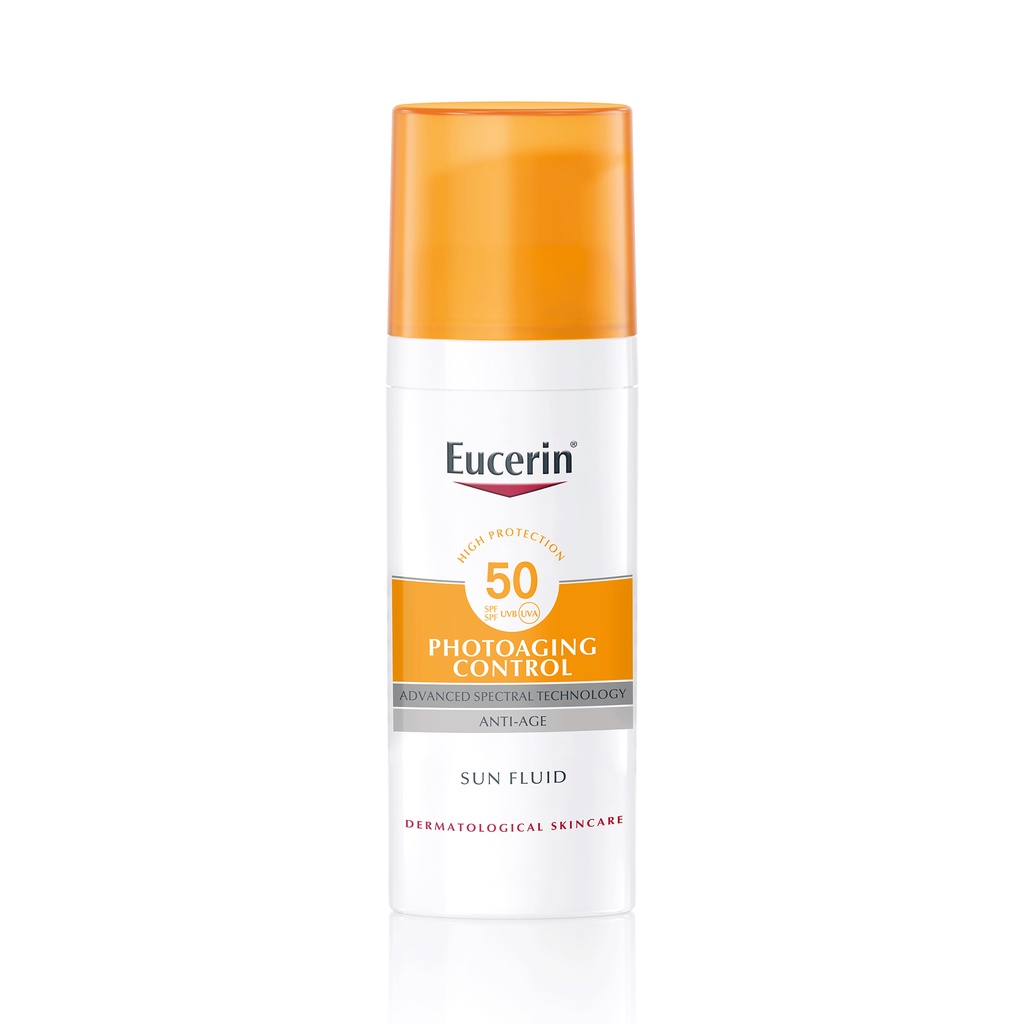 Kem chống nắng giảm nếp nhăn, ngừa lão hóa Eucerin Sun Fluid Photoaging Control Spf50 - 50ml