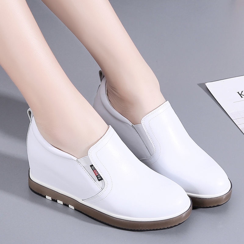 Giày Thể Thao Da Đế Dày Thoáng Khí Thời Trang Cho Nữ