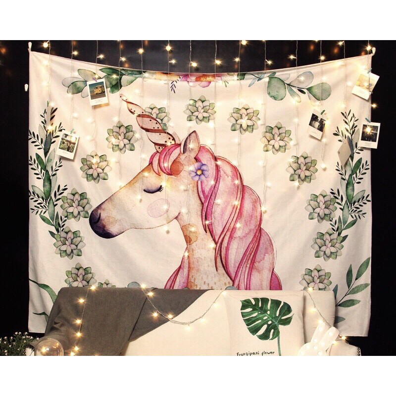 Tranh vải treo tường decor đầu giường phòng kích thước 1m5.1m3 trang trí phòng ngủ cao cap