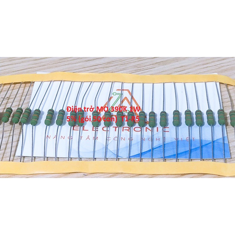Điện trở MO 390K 1W 5%   T1-R5