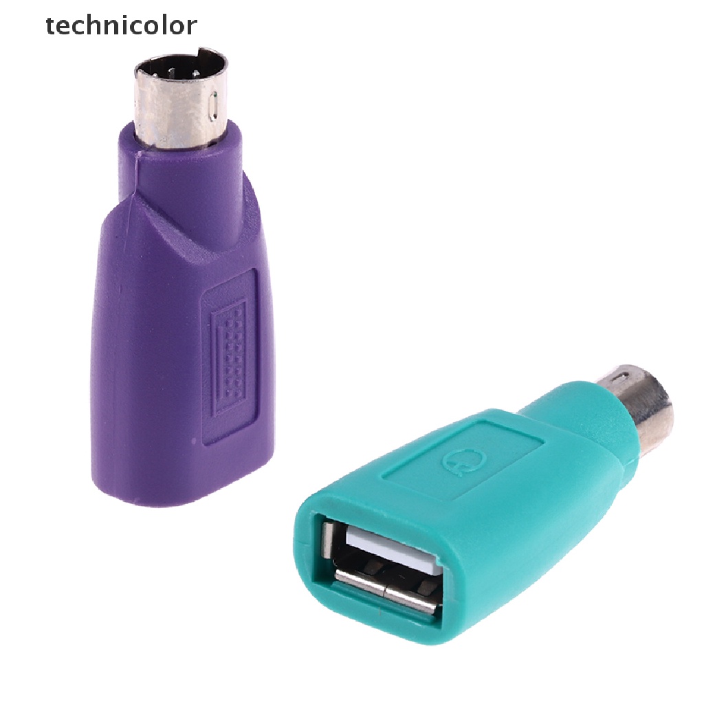 1 Cặp Đầu Chuyển Đổi Chuột Và Bàn Phím PS2 Sang PS / 2 usb