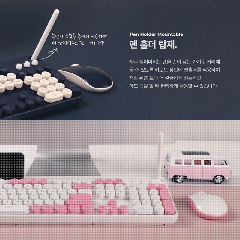 Bộ bàn phím và chuột không dây ABKO WKM50