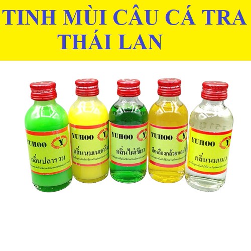 Tinh Dầu Tạo Mùi Thơm Câu Cá Yuhoo Thái Hương Bơ Sữa, HƯƠNG OÁCH, LÀI, SẦU RIÊNG, KEM DỪA, CHUỐI