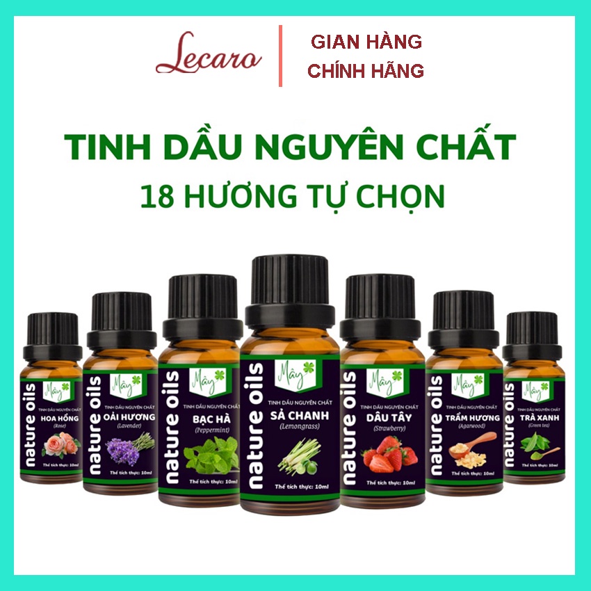 Tinh Dầu Thiên Nhiên, Tinh Dầu Xông Phòng, Tinh Dầu Nguyên Chất 100%, Tinh Dầu Hoa Hồng LECARO