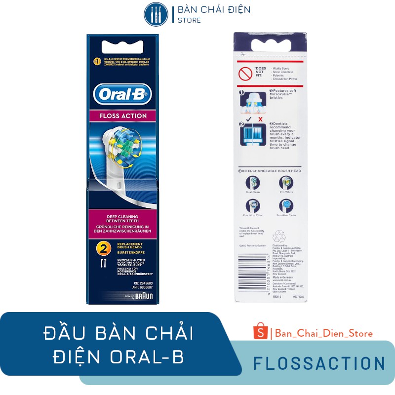 Đầu Bàn Chải Điện Oral-B FlossAction