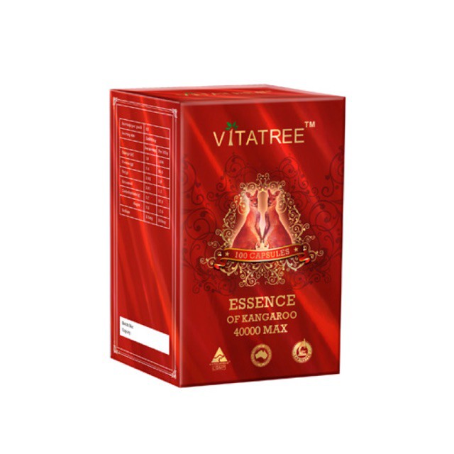 Viên uống VITATREE ESSENCE OF KANGAROO 40000 tăng cường sinh lý nam - 100V