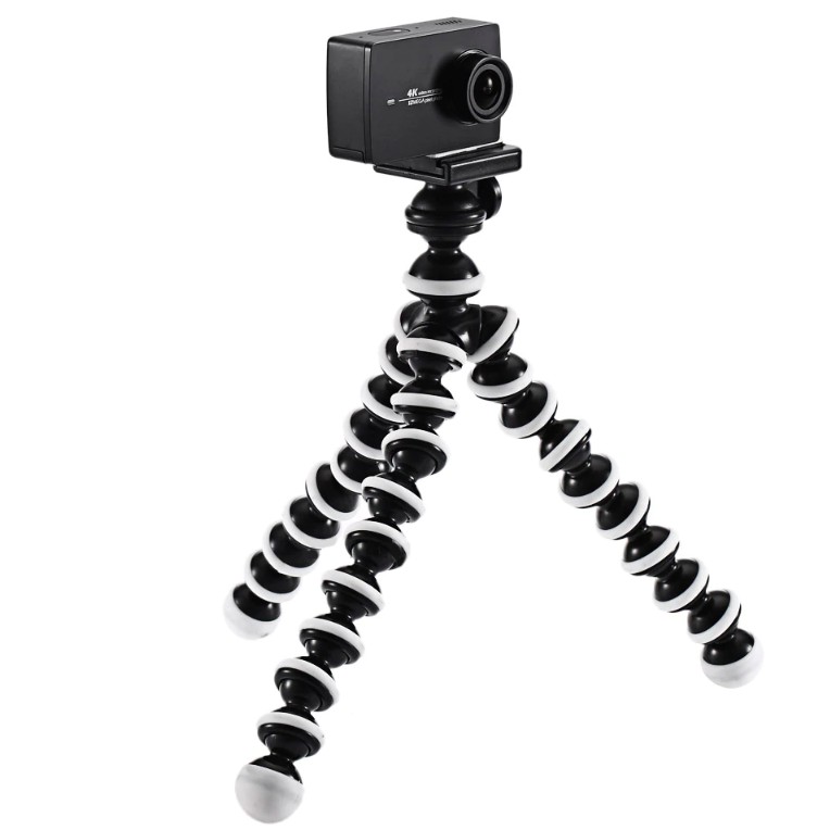Giá đỡ 3 chân bạch tuộc kích cỡ 260x50x50( đen )dùng cho điện thoại và các loại camera hành trình+ tặng khụng điện thoại